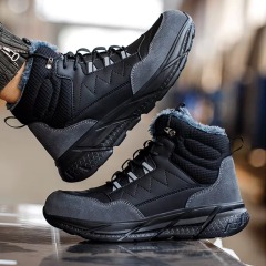6KV Electrical Insulated Winter Steel Toe Safety Shoes Slip Resistant Puncture Resistant Cotton Lining Unisex Work Boots