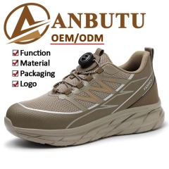 Quick-Lace Safety Shoes Steel Toe Breathable Upper Slip & Puncture Resistant Unisex for Construction & Industry