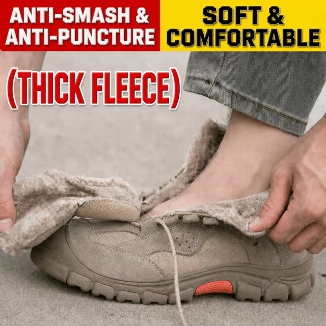 6kV Insulated Winter Industrial Safety Shoes Steel Toe Slip & Puncture Resistant Warmth Unisex for Construction
