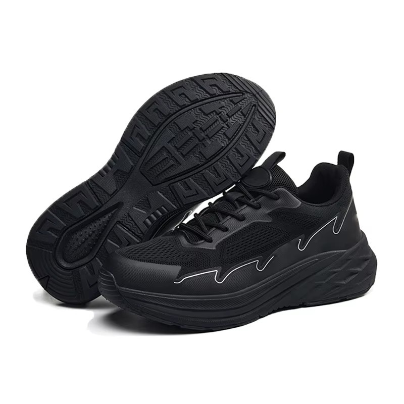 Non-Metallic Toe Safety Shoes Breathable Knit Upper Lightweight Slip & Puncture Resistant for Construction & Industry