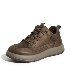 OEM Men Winter Plush Lined Warm Casual Winter Shoes Sneakers Lace up Thermal Walking Snow Boots for Men