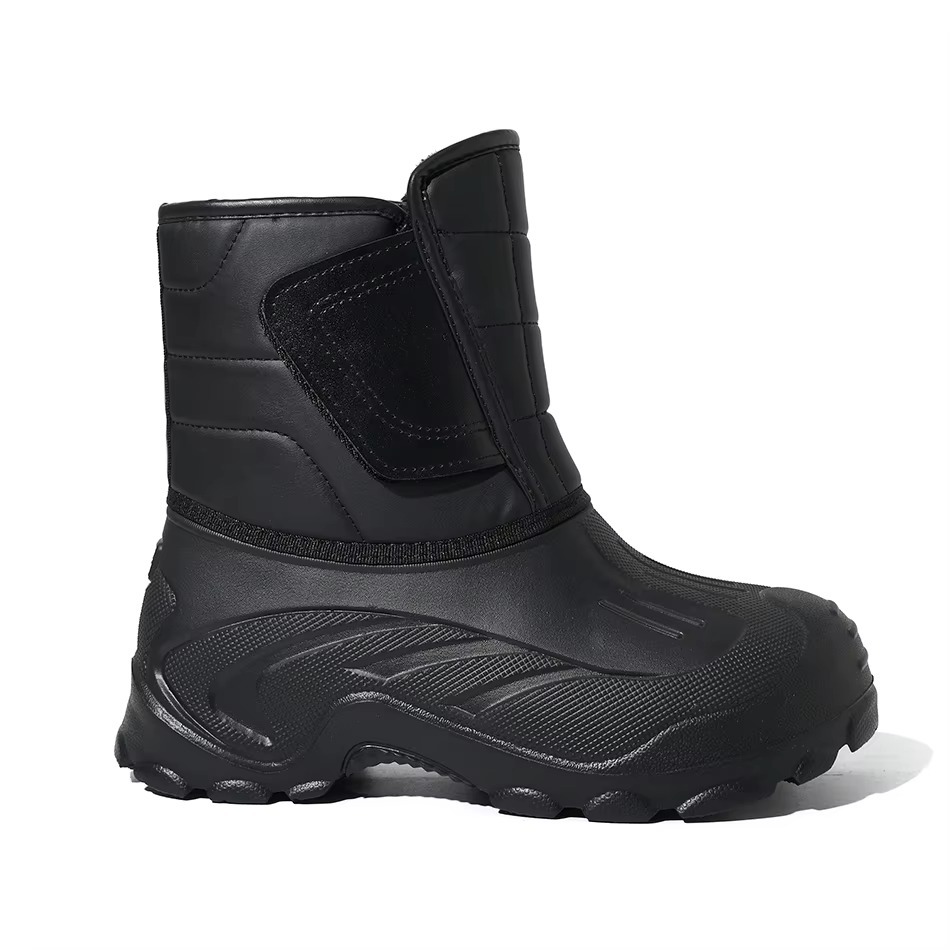Wholesale Winter Duck Boots Men Women Hook&loop Thermal Lined Anti Skid Reflective Outdoor Snow Boots