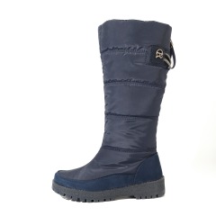 OEM Waterproof Anti-Slip Warm High Elegant Women Snow Boots Wedge Out-sole Fashion Quilted Women Winter Boots With Side Zip