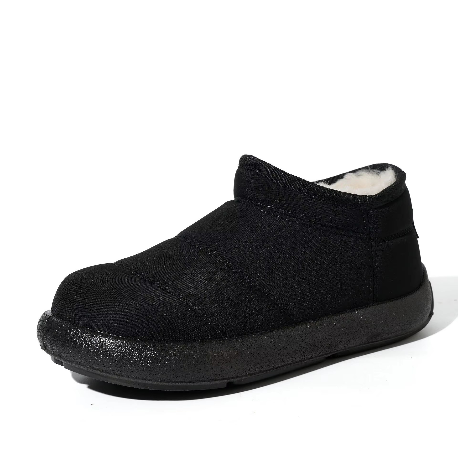 Wholesale Slip-on Thick-soled Fleece Lining Winter Snow Boots Warm and Anti-slip Unisex Wearable Winter Shoes