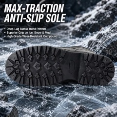 Thick Platform Snow Boots Men Women Quilted Fleece Lined Anti Slip Winter Outdoor Boots Footwear Wholesale