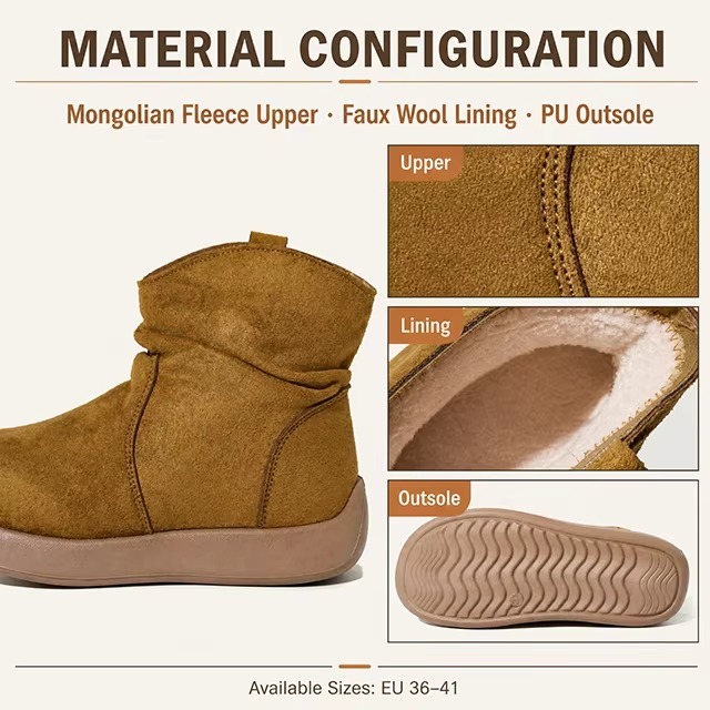 New Arrival Women's Warm Comfy Casual Winter Shoes Stock Outdoor and Home Winter Snow Boots for Women