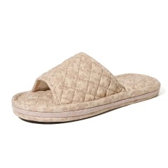 Fresh Design Fabric Slippers Couple Women Indoor Home Non Slip Soft Sole Wood Floor Slippers Fall Winter House Slippers