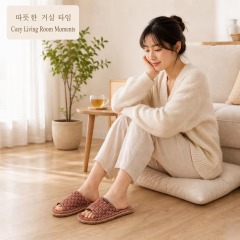 Quilted Fabric House Slippers Men Women Anti Slip Three Layer Sole Quiet Soft Comfortable All Season Indoor Wholesale