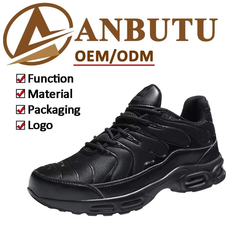 Lightweight Mesh Upper Steel Toe Safety Shoes for Autumn Men's Stretchable Slip & Puncture Resistant Construction Work Shoes