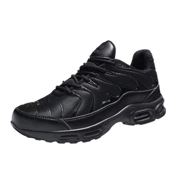 Lightweight Mesh Upper Steel Toe Safety Shoes for Autumn Men's Stretchable Slip & Puncture Resistant Construction Work Shoes