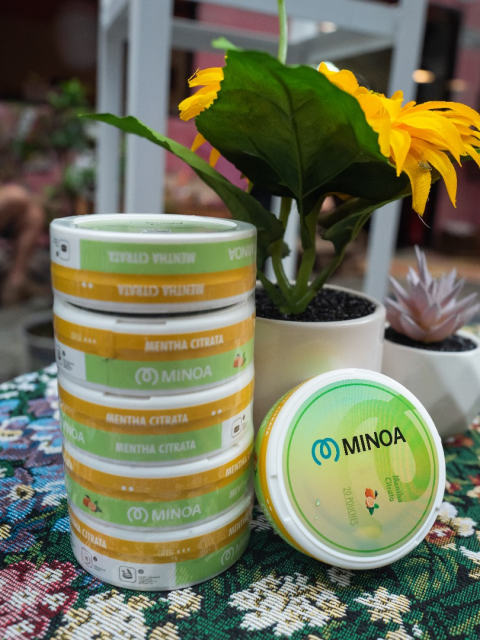 Minoa Nicotine chewing Gum pouches (20 pouches/can)