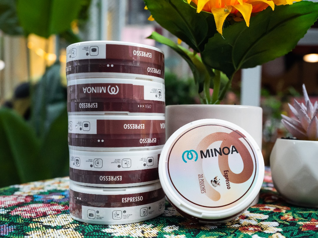 Minoa Nicotine chewing Gum pouches (20 pouches/can)