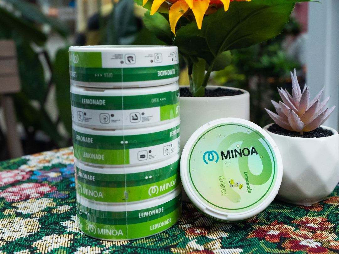 Minoa Nicotine chewing Gum pouches (20 pouches/can)