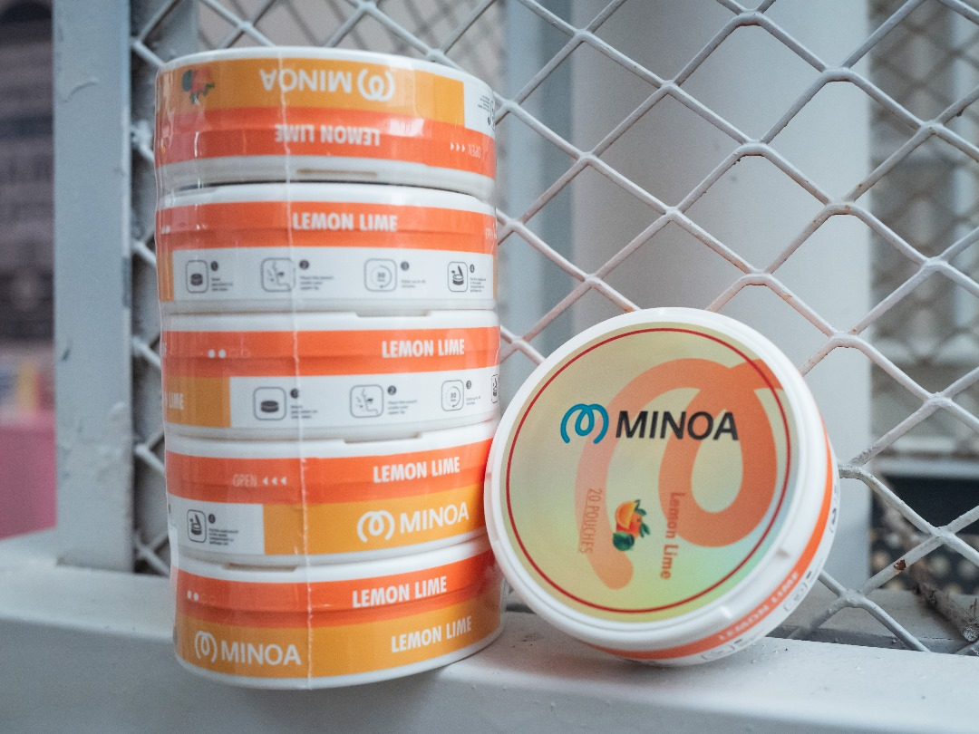 Minoa Nicotine chewing Gum pouches (20 pouches/can)