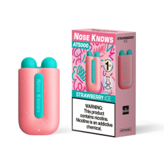 VOZOL NOSE KNOWS  AT5000 Disposable with 12 flavors in stock（5pcs/box,200pcs/CTN）