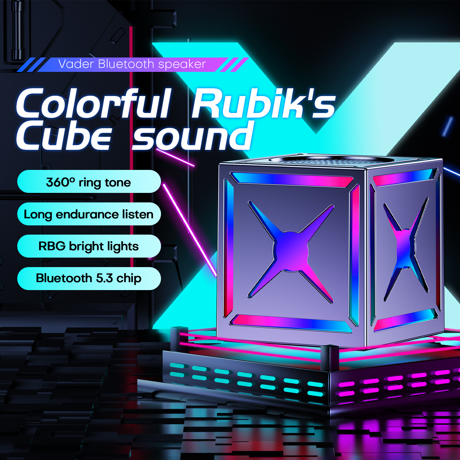 DZ-023 Black Knight Bluetooth Speaker