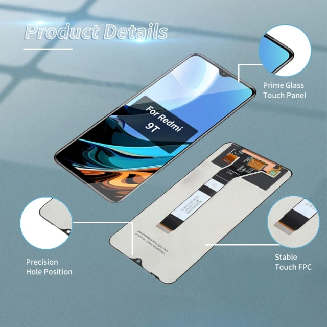 Mobile phone Lcd for Xiaomi redmi 9t original phone display Lcd touch ...
