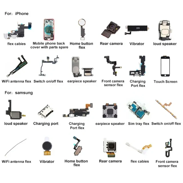 Mobile Phone Flex Cables For iphone 6 6S 7 8 plus wholesale Factory Mobile Phone Flex Cables For Iphone X XS 11 12