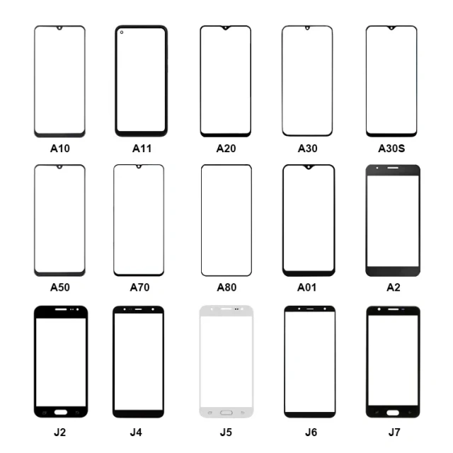 Glass Mobile Phone Lcds for iphone ipad samsung display touch screen phone cover oca glass for glass oca samsung iphone ipad