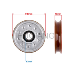 Elevator Parts Elevator Door Hanging Wheel 94*19*6203
