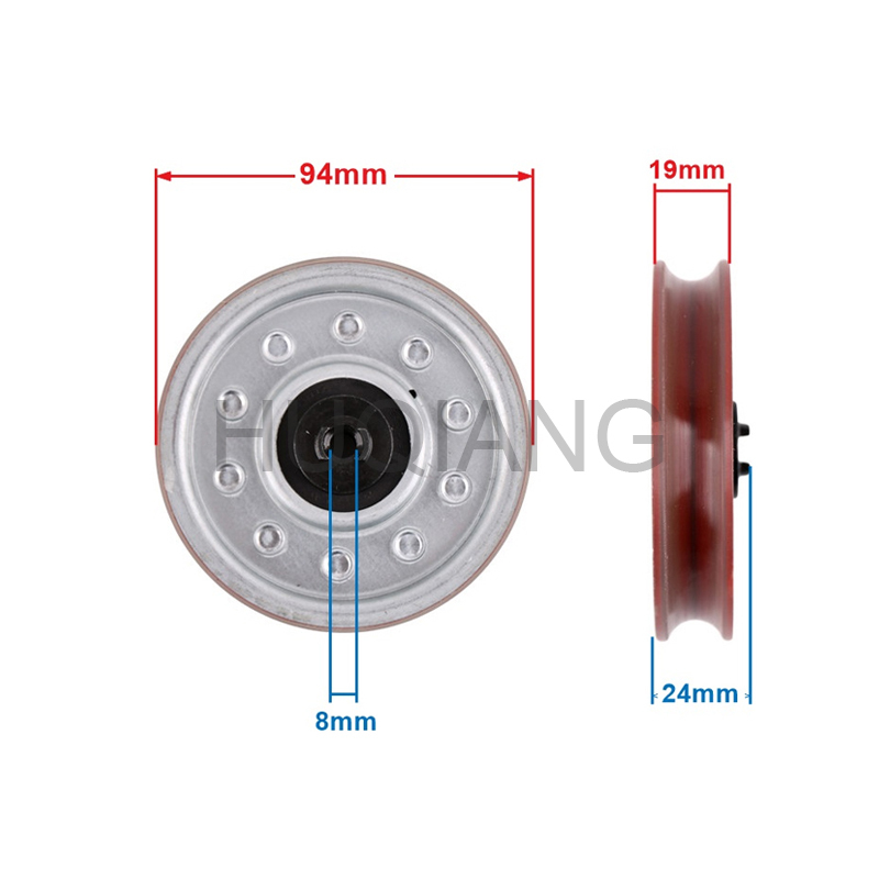 Elevator Parts Elevator Door Hanging Wheel 94*19*6203