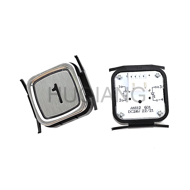 Elevator Push Button Cargo Elevator Square Button AN112G01 DC24V Cargo Elevator Manipulator Button