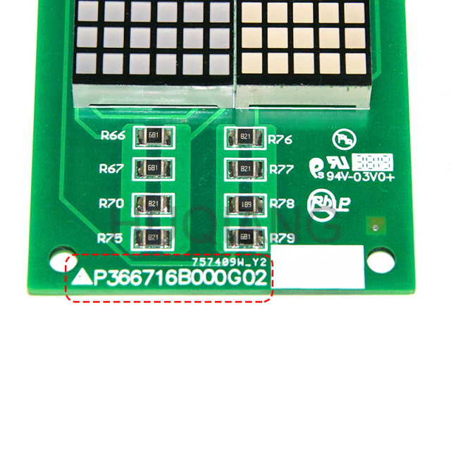 Mitsubishi Elevator COP LOP Display Board PCB P366716B000G02 G12 G52 G62 P366717B000G52