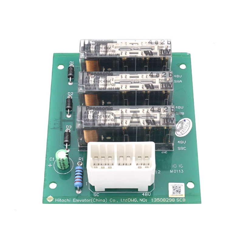 Hitachi Elevator Parts Relay Board PCB 13508298 SCB 16506193-A 13503456