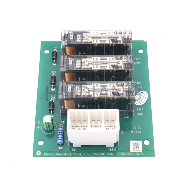 Hitachi Elevator Parts Relay Board PCB 13508298 SCB 16506193-A 13503456