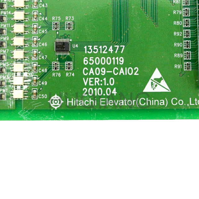 Hitachi Elevator Communication Board PCB CA09-CAI02 13512477 A65000119-V13