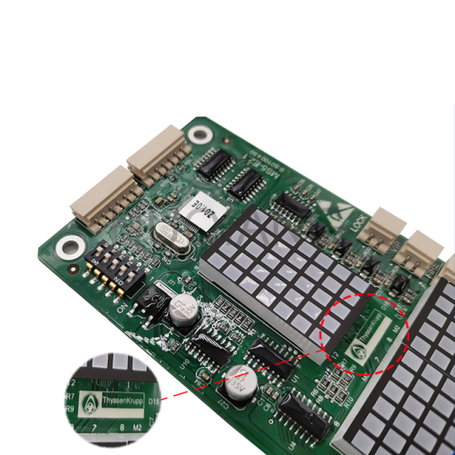 Thyssen Elevator Parts Elevator Horizontal Display Board PCB MS3-E V2.0 MS3-E V2.06 MS5-E2.1
