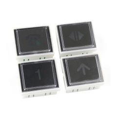 Mitsubishi HOPE Elevator Parts Elevator Button DA180 Black Face Square COP LOP Button MTD180DA180 MTD180