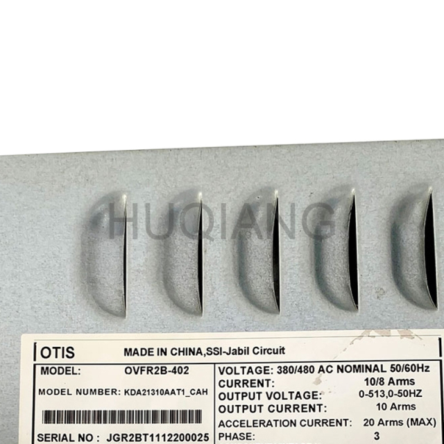 Elevator Parts Elevator Inverter OVFR2B-402 OVFR03B-404 OVFR2A-406 OVFR1A-402 KCA KDA21310AAT1 for Otis Elevator