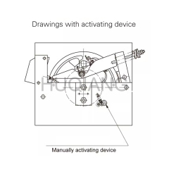 Elevator Parts Elevator Speed Limiter Elevator Tensioning Device XS3 XS2 XS12B For Thyssen Elevator