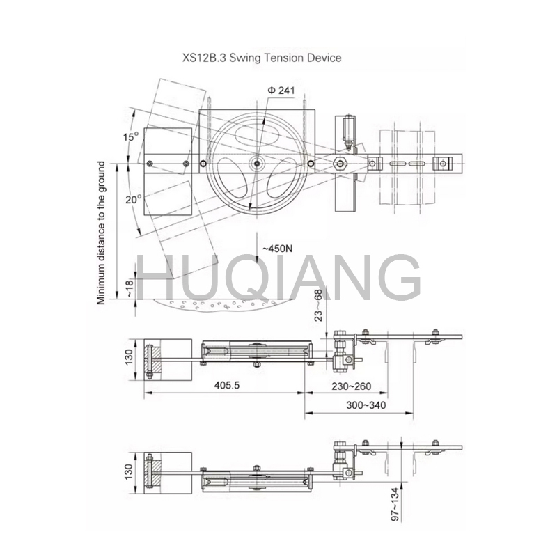 Elevator Parts Elevator Speed Limiter Elevator Tensioning Device XS3 XS2 XS12B For Thyssen Elevator