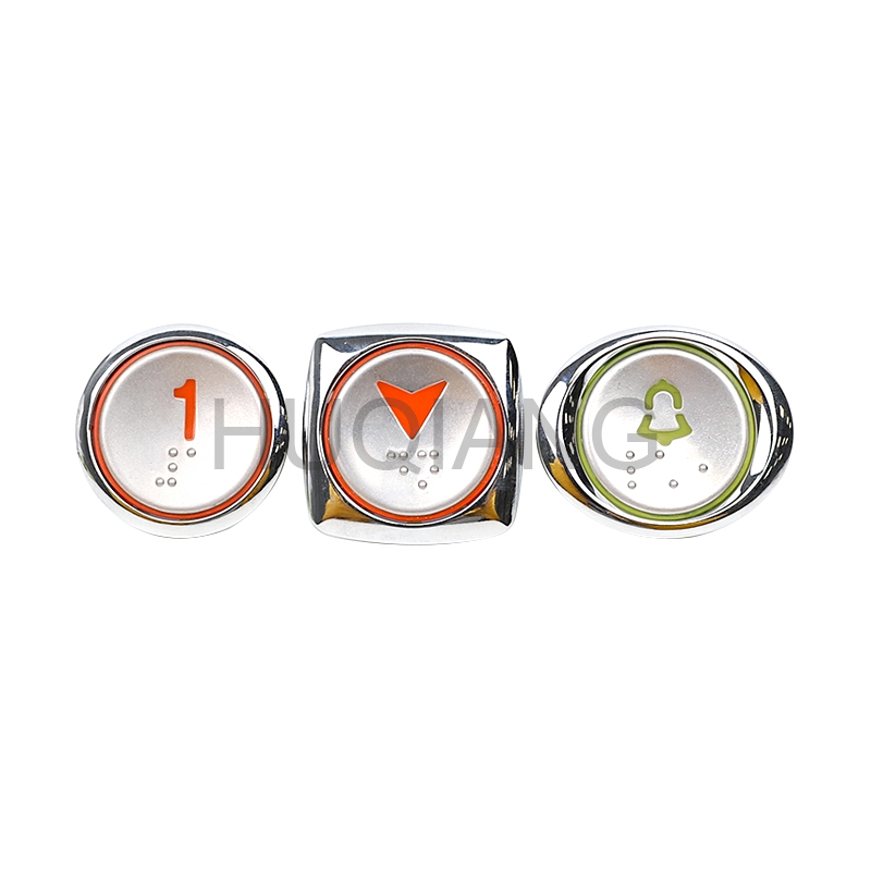 Elevator Parts Elevator Button Elevator Square Button KAS340 A4N47443 A4J47442 for Shanghai Hyundai Guangri Elevator