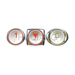 Elevator Parts Elevator Button Elevator Square Button KAS340 A4N47443 A4J47442 for Shanghai Hyundai Guangri Elevator