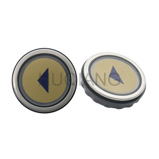 Elevator Parts Elevator Push Button D-type Round Push Button D2-CL 5400