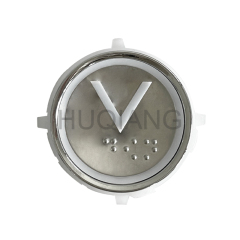 Shanghai Hyundai Elevator Parts STVF9 Elevator Round Button HD60-1