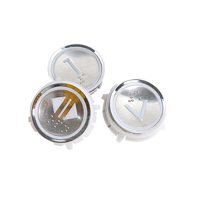 Shanghai Hyundai Elevator Parts STVF9 Elevator Round Button HD60-1