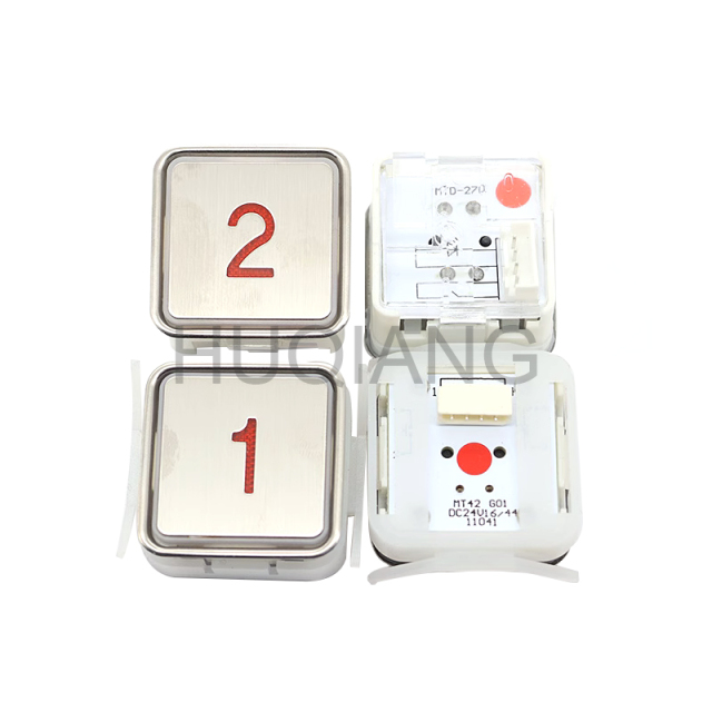 Thyssen Elevator Parts Elevator Button Elevator Square Button MTD270 AK-1 MT42 KA301