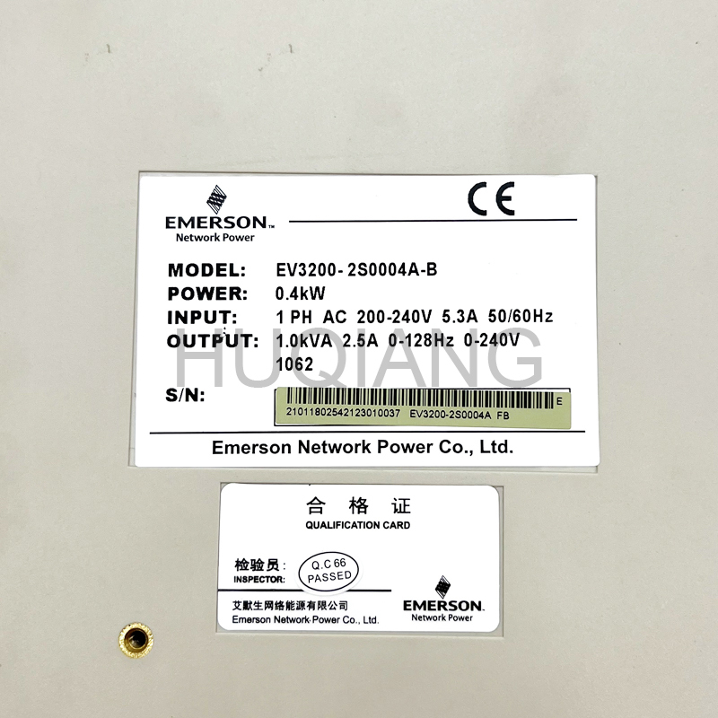Emerson Elevator Parts Elevator Door Inverter EV3200-2S0002S EV3200-2S0002A 0.2KW