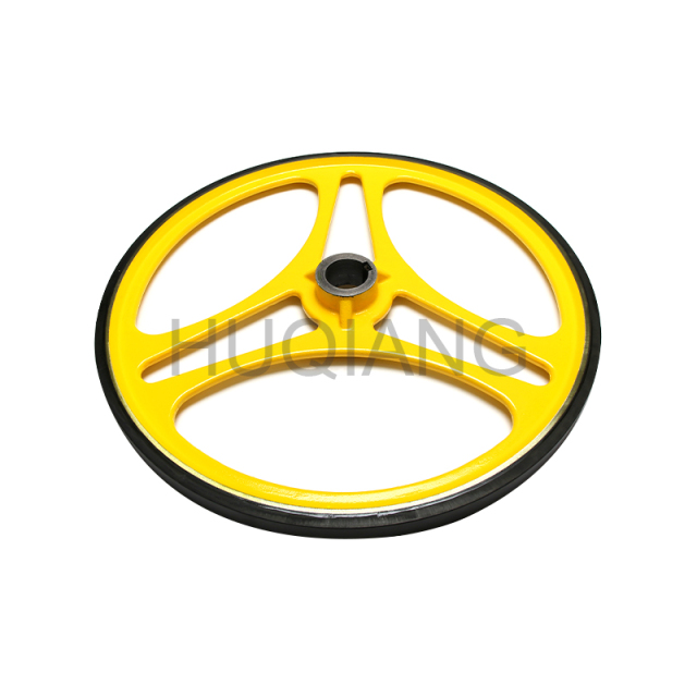 Thyssen Escalator Parts Escalator Handrail With Drive Wheel Roller Friction Wheel 580*50*34