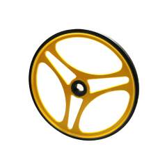 Thyssen Escalator Parts Escalator Handrail With Drive Wheel Roller Friction Wheel 580*50*34