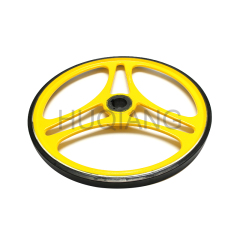 Thyssen Escalator Parts Escalator Handrail With Drive Wheel Roller Friction Wheel 580*50*34