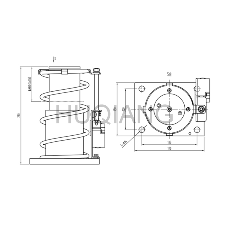 AODEPU Elevator Parts Elevator Hydraulic Buffer OH-30A 30B OH-70A OH-70B