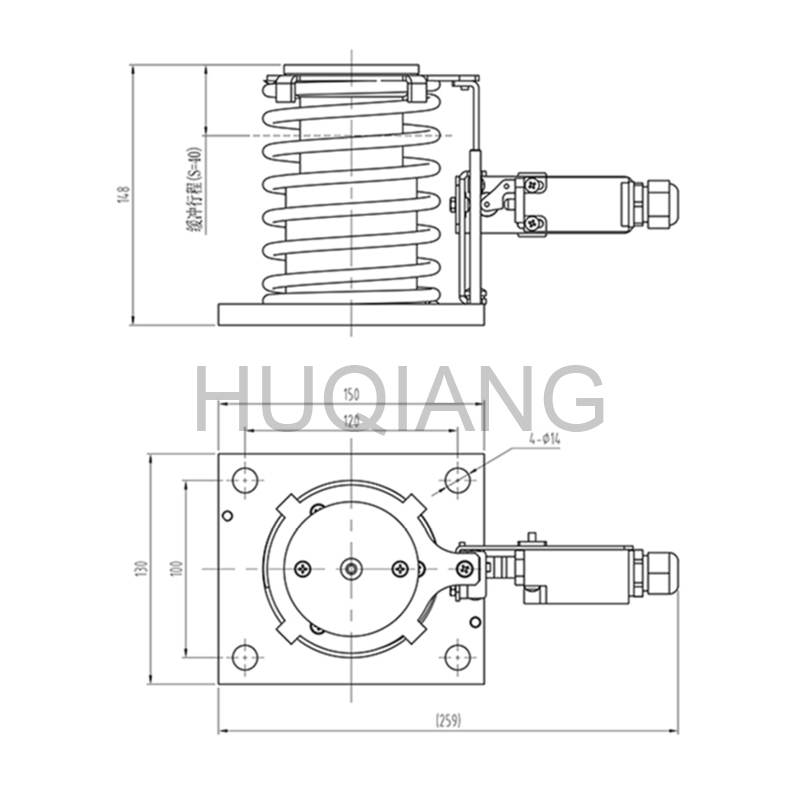 AODEPU Elevator Parts Elevator Hydraulic Buffer OH-30A 30B OH-70A OH-70B