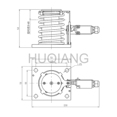 AODEPU Elevator Parts Elevator Hydraulic Buffer OH-30A 30B OH-70A OH-70B