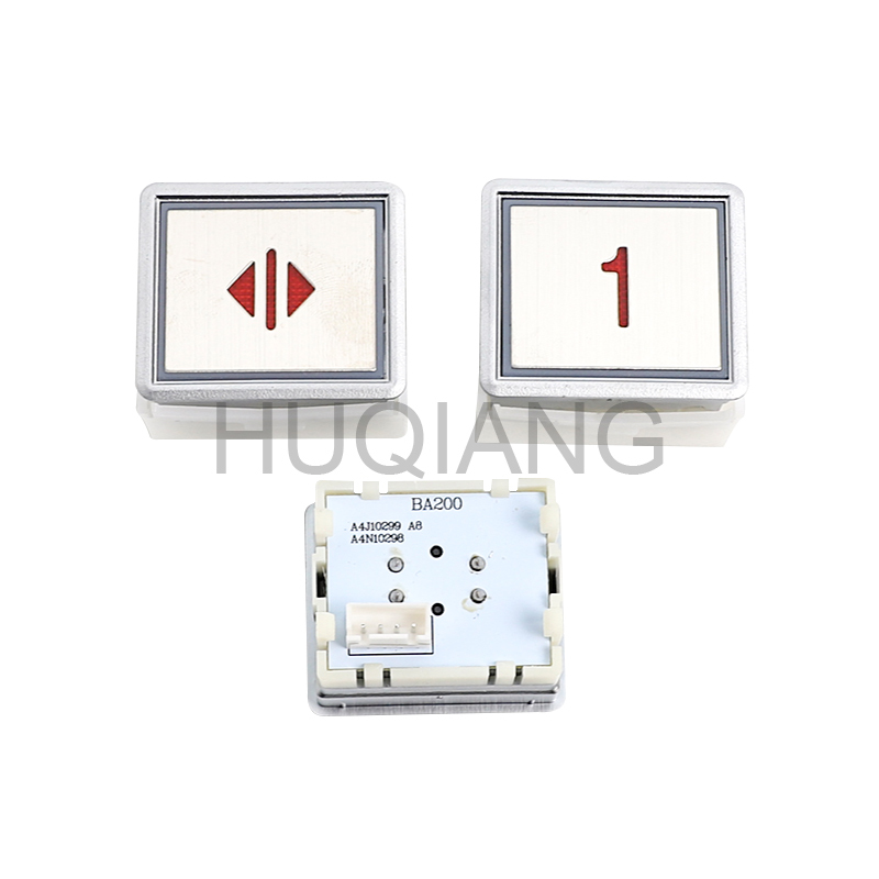 Canny Lift Parts Elevator Pushbutton Square Button BA200 A4N10298 A4J10299 for Canny