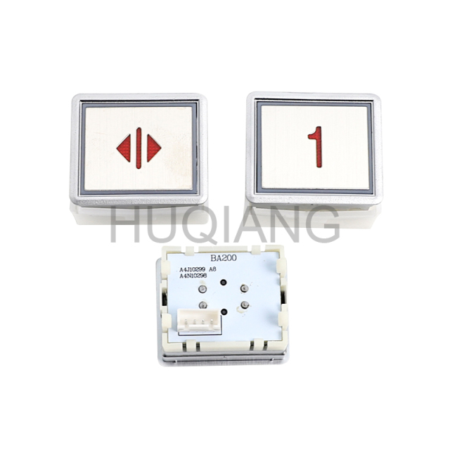 Canny Lift Parts Elevator Pushbutton Square Button BA200 A4N10298 A4J10299 for Canny